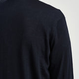 Polo uomo con zip blu navy EM004381 AF23421UB118 EMPORIO ARMANI 