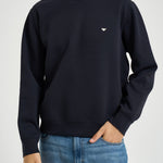 Felpa uomo a girocollo blu navy EM004533 AF10013UB118 EMPORIO ARMANI 
