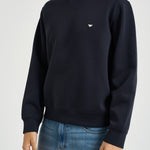 Felpa uomo a girocollo blu navy EM004533 AF10013UB118 EMPORIO ARMANI 