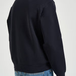 Felpa uomo con zip blu navy EM004536 AF10013UB118 EMPORIO ARMANI 