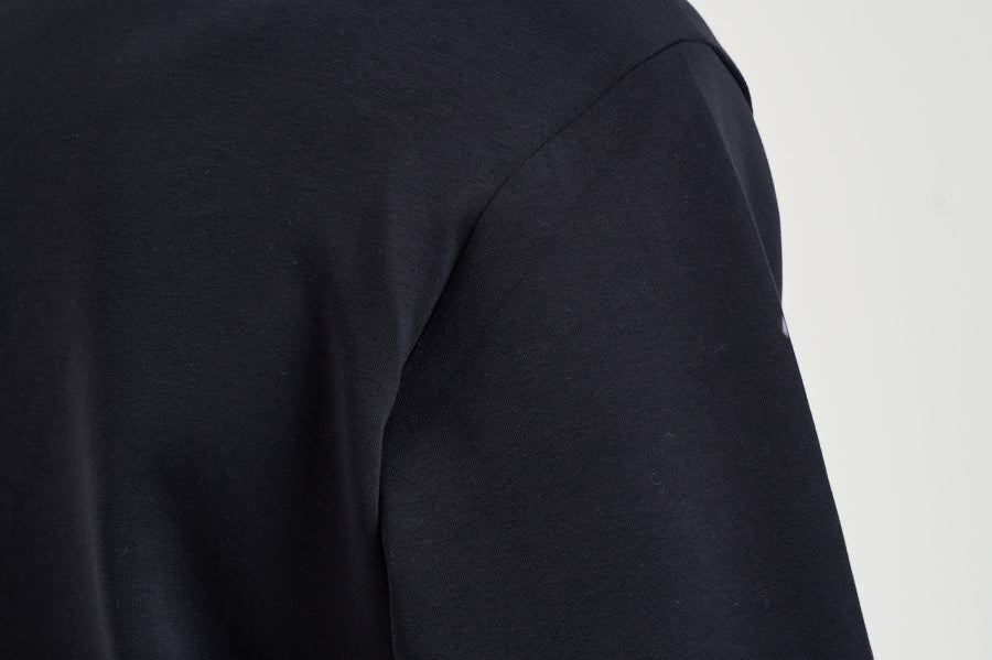 Felpa uomo con zip blu navy EM004536 AF10013UB118 EMPORIO ARMANI 