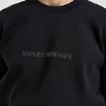 Felpa uomo con logo nera EM004541 AF10013MC540 EMPORIO ARMANI 
