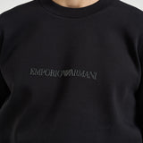 Felpa uomo con logo nera EM004541 AF10013MC540 EMPORIO ARMANI 