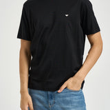 T-shirt uomo con logo nera EM004592 AF13747UC001 EMPORIO ARMANI 