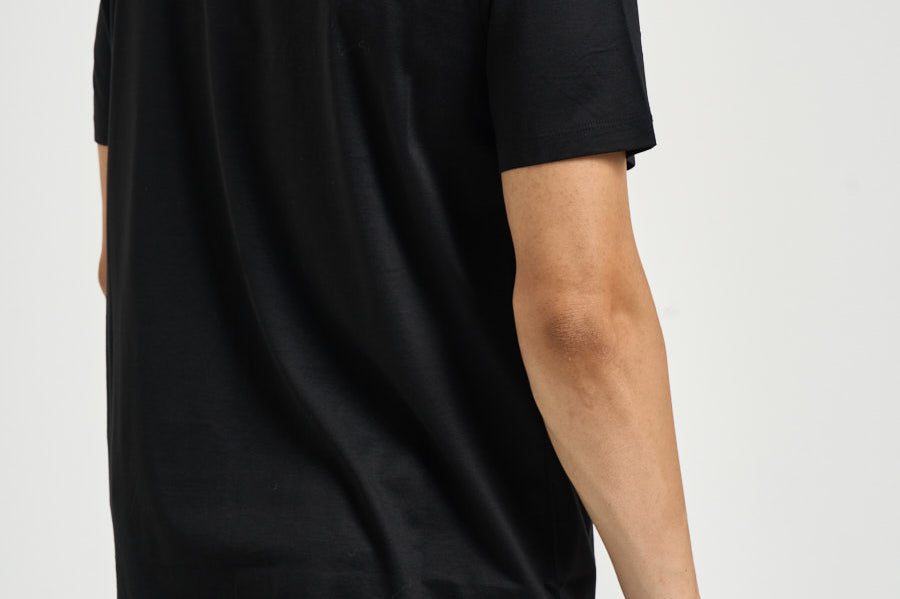 T-shirt uomo con logo nera EM004592 AF13747UC001 EMPORIO ARMANI 
