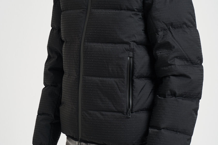 Piumino uomo trapuntato nero EM004954 AF15384UC001 EMPORIO ARMANI 