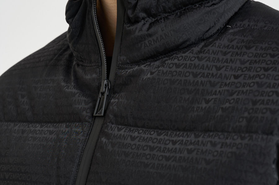 Piumino uomo trapuntato nero EM004954 AF15384UC001 EMPORIO ARMANI 