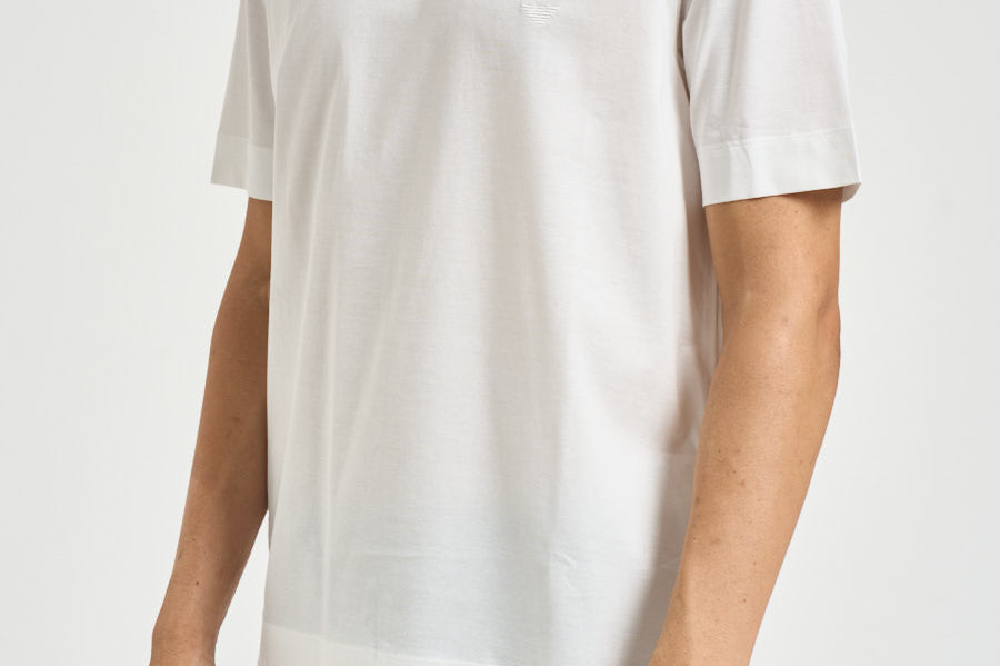 T-shirt uomo regular bianca EM006779 AF28078U0003 EMPORIO ARMANI 