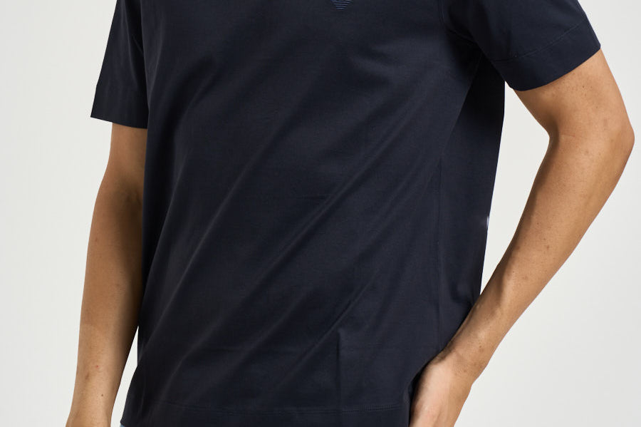 T-shirt uomo a girocollo blu EM006779 AF28078UB118 EMPORIO ARMANI 