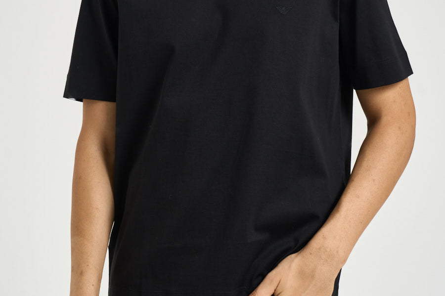 T-shirt uomo a girocollo nera EM006779 AF28078UC001 EMPORIO ARMANI 