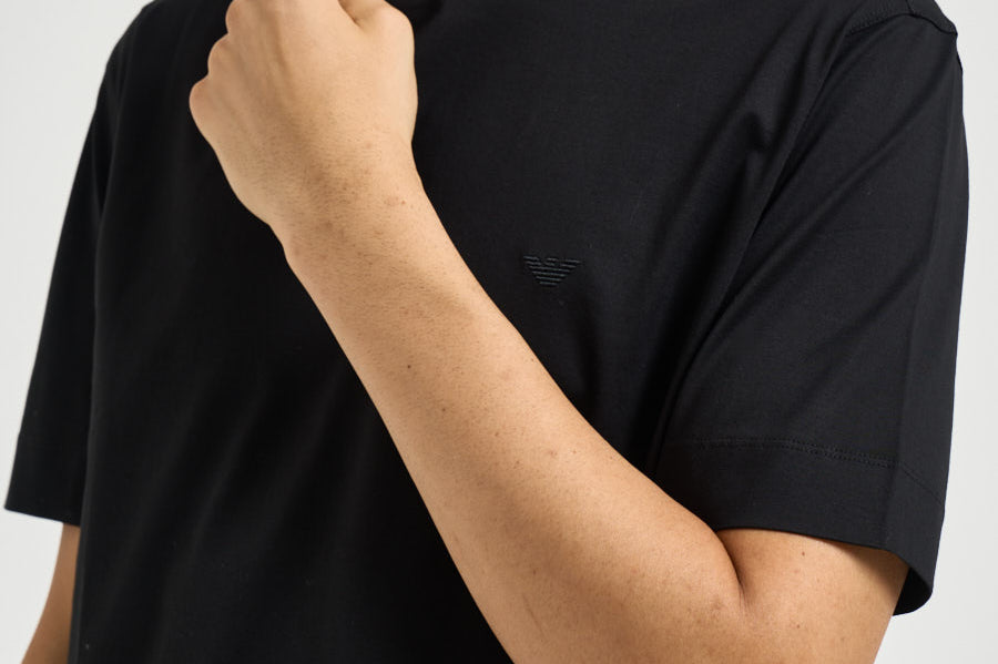 T-shirt uomo a girocollo nera EM006779 AF28078UC001 EMPORIO ARMANI 
