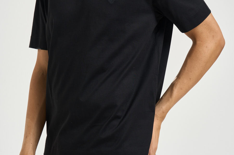 T-shirt uomo a girocollo nera EM006779 AF28078UC001 EMPORIO ARMANI 