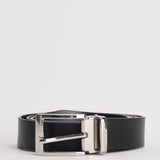 Cintura uomo nera in pelle EM007192 AF29183MC424 EMPORIO ARMANI 