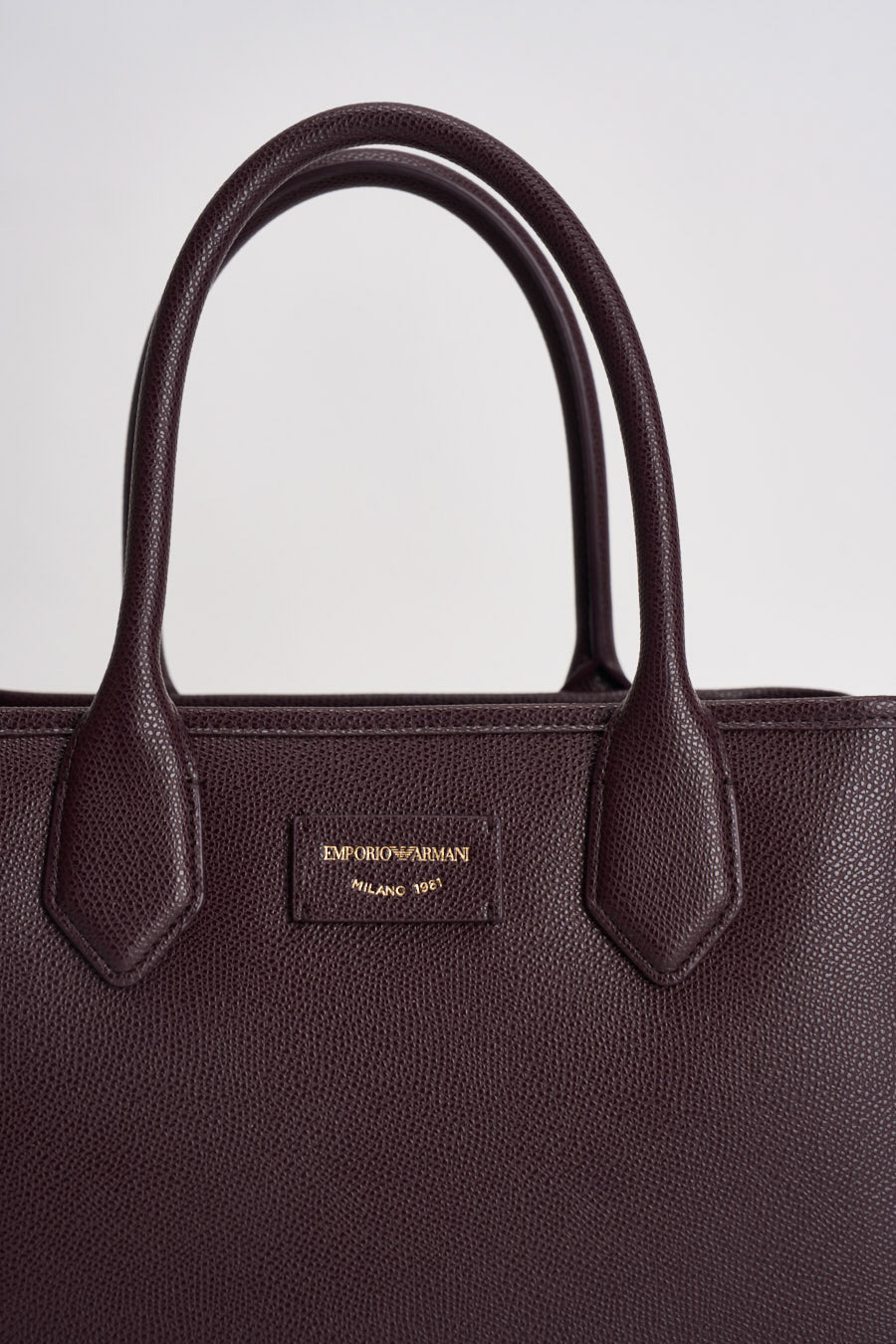 Borsa donna shopper in ecopelle bordeaux EW002329 AF17799M5185 EMPORIO ARMANI 