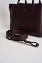 Borsa donna shopper in ecopelle bordeaux EW002329 AF17799M5185 EMPORIO ARMANI 