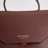 Borsa donna in pelle bordeaux EW005672 AF29459U6017 EMPORIO ARMANI 