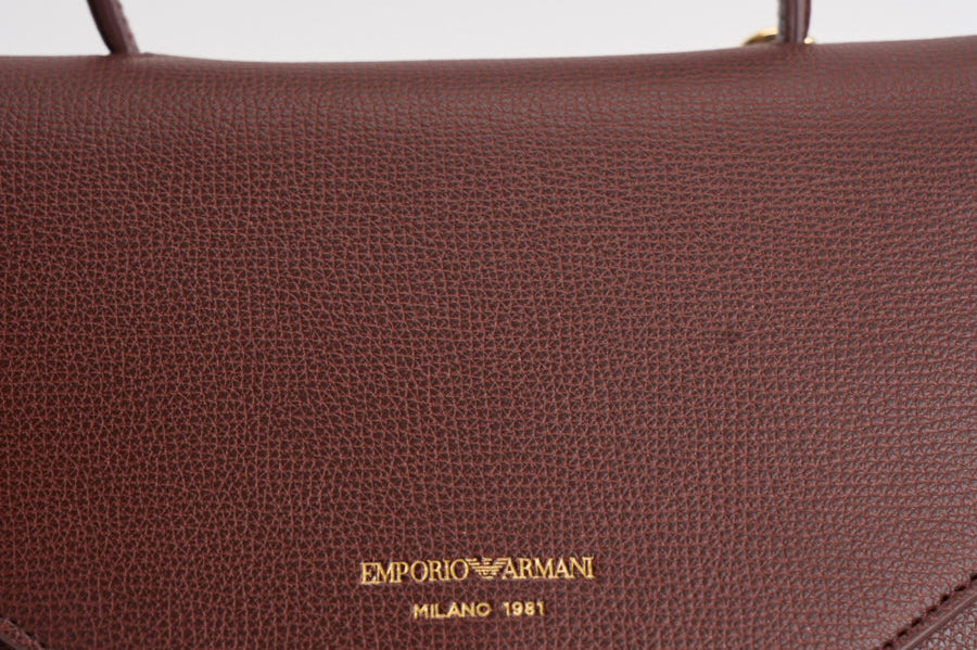 Borsa donna in pelle bordeaux EW005672 AF29459U6017 EMPORIO ARMANI 