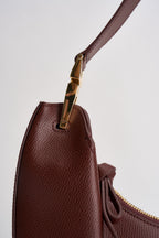 Borsa donna hobo in pelle bordeaux EW005754 AF29459U6017 EMPORIO ARMANI 