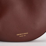 Borsa donna hobo in pelle bordeaux EW005754 AF29459U6017 EMPORIO ARMANI 