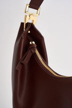 Borsa donna hobo in pelle bordeaux EW005754 AF29459U6017 EMPORIO ARMANI 