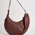 Borsa donna hobo in pelle bordeaux EW005754 AF29459U6017 EMPORIO ARMANI 