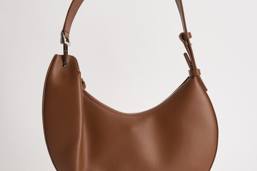 Borsa donna hobo in pelle cammello EW005754 AF29459U6124 EMPORIO ARMANI 