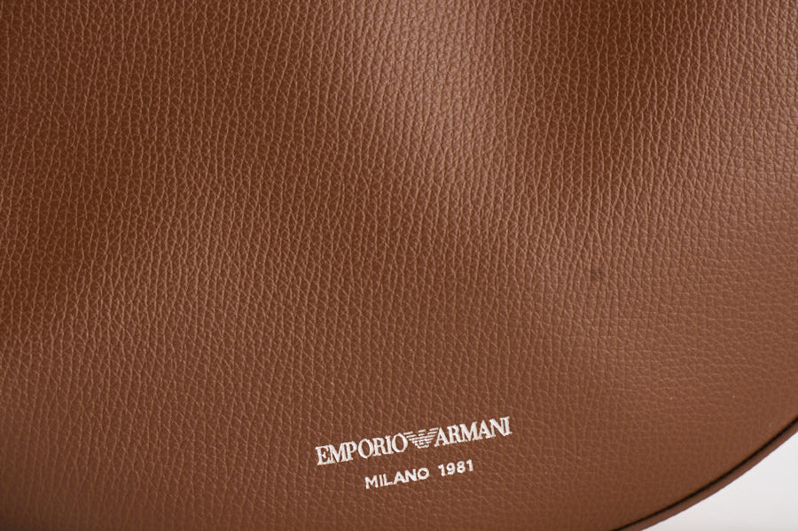 Borsa donna hobo in pelle cammello EW005754 AF29459U6124 EMPORIO ARMANI 
