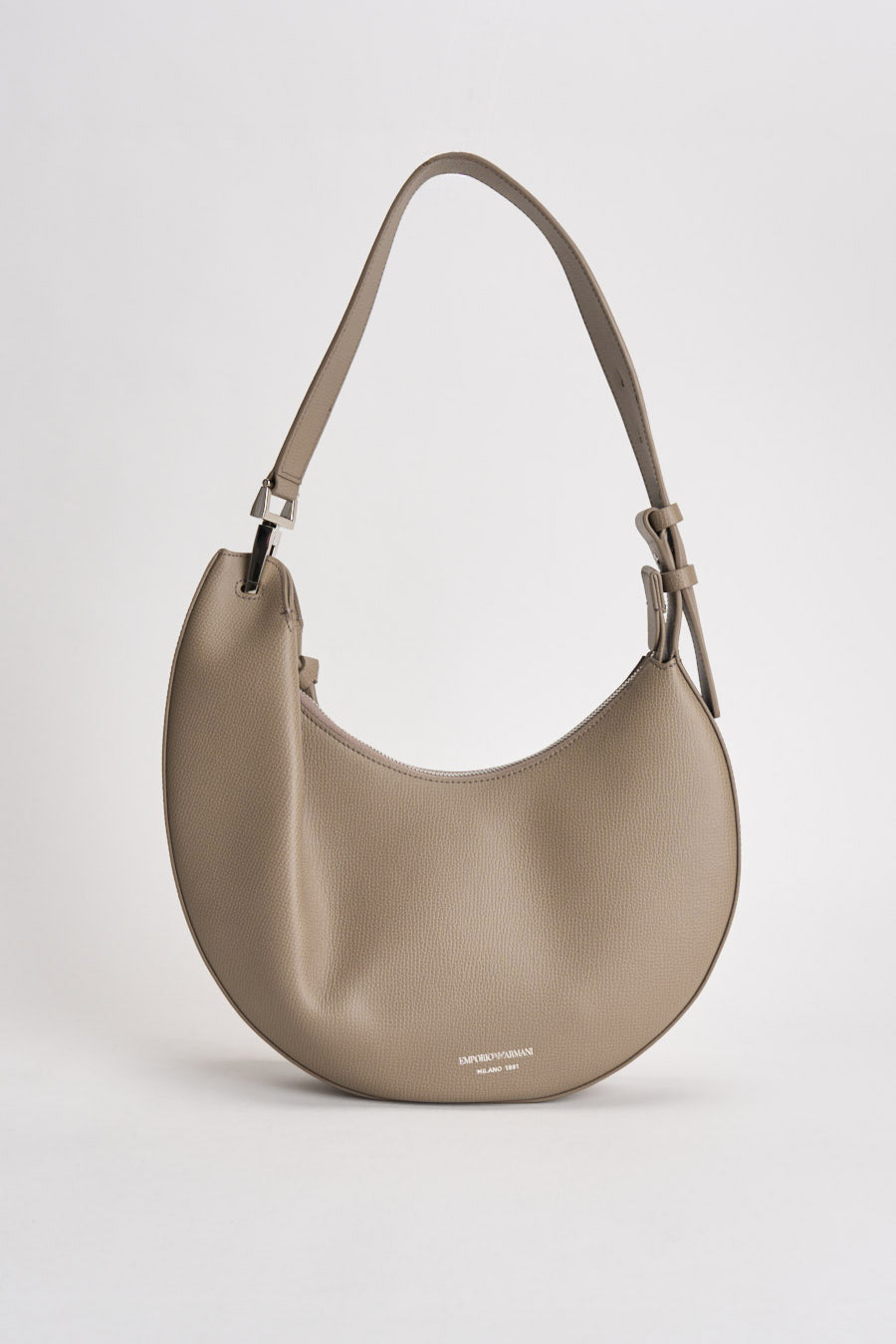 Borsa donna hobo in pelle beige EW005754 AF29459U6168 EMPORIO ARMANI 