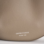 Borsa donna hobo in pelle beige EW005754 AF29459U6168 EMPORIO ARMANI 