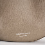 Borsa donna hobo in pelle beige EW005754 AF29459U6168 EMPORIO ARMANI 
