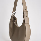 Borsa donna hobo in pelle beige EW005754 AF29459U6168 EMPORIO ARMANI 