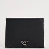 Portafoglio uomo in pelle con logo nero Y4R165 Y138E81072 EMPORIO ARMANI 