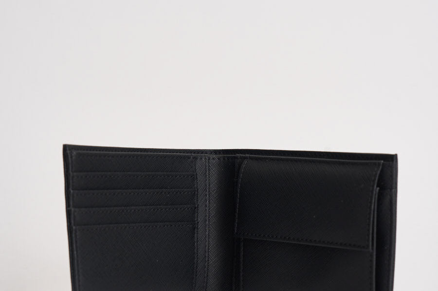 Portafoglio uomo in pelle con logo nero Y4R165 Y138E81072 EMPORIO ARMANI 