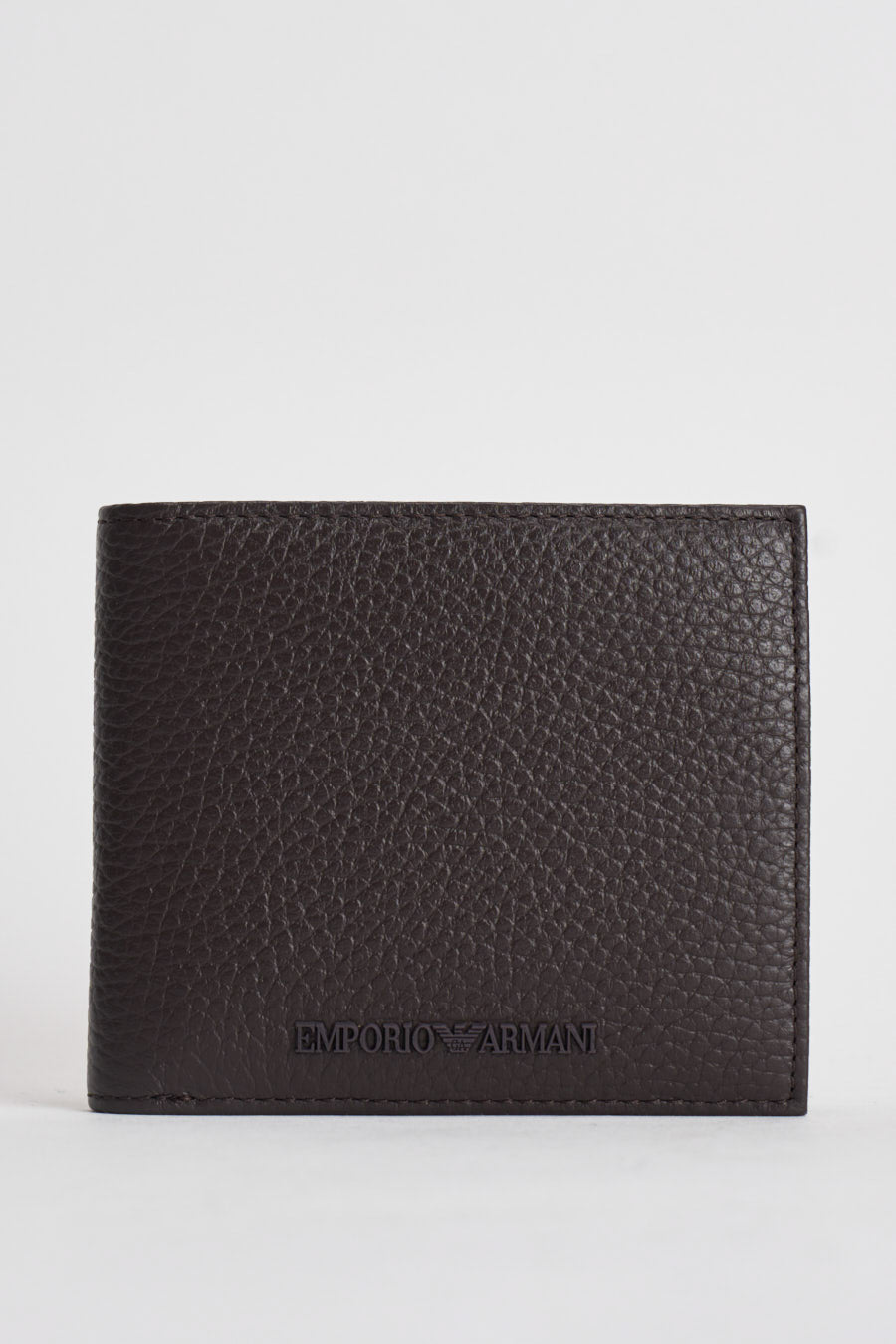 Portafoglio uomo in pelle marrone Y4R167 Y068EU6030 EMPORIO ARMANI 