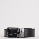 Cintura uomo in pelle nera Y4S195 YLO8J80740 EMPORIO ARMANI 