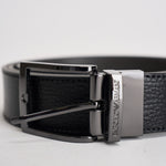 Cintura uomo in pelle nera Y4S195 YLO8J80740 EMPORIO ARMANI 