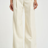 Pantaloni donna Cady gamba ampia panna 30804313 02 FEDERICA TOSI 