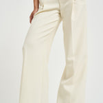 Pantaloni donna Cady gamba ampia panna 30804313 02 FEDERICA TOSI 