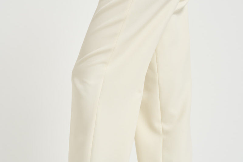 Pantaloni donna Cady gamba ampia panna 30804313 02 FEDERICA TOSI 