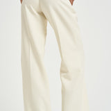 Pantaloni donna Cady gamba ampia panna 30804313 02 FEDERICA TOSI 