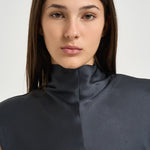 Abito donna mini smanicato grigio antracite 31211311 80 FEDERICA TOSI 