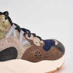 Sneakers uomo Yamano multicolor YAMANO3 3B06 FLOWER MOUNTAIN 