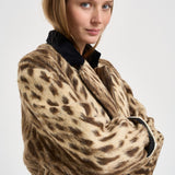 Giacca donna doppiopetto animalier 15303 GOLD FORTE FORTE 