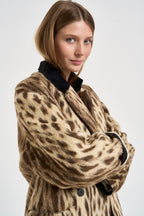Giacca donna doppiopetto animalier 15303 GOLD FORTE FORTE 
