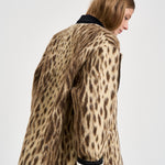 Giacca donna doppiopetto animalier 15303 GOLD FORTE FORTE 