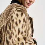 Giacca donna doppiopetto animalier 15303 GOLD FORTE FORTE 