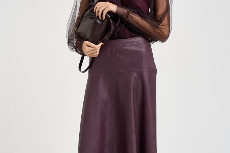 Camicia donna in tulle lavallisre fondente 15389 FONDANT FORTE FORTE 