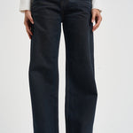 Jeans donna palazzo in denim blu scuro SELENE 20ZEFIRO GOD SAVE DENIM 