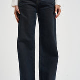 Jeans donna palazzo in denim blu scuro SELENE 20ZEFIRO GOD SAVE DENIM 