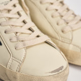 Sneakers uomo Super-star panna e blu navy GMF00101 F00416415430 GOLDEN GOOSE 